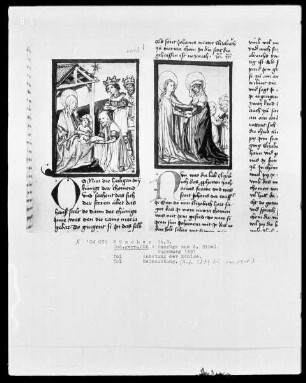 Auszüge aus der Bibel, und Marienleben — Heimsuchung