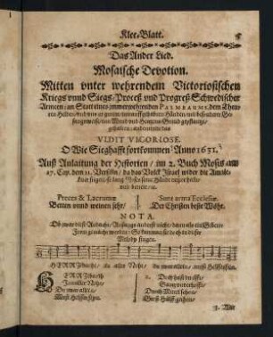 5-7, Das Ander Lied