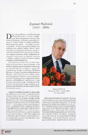 73: Zygmunt Waźbiński (1933-2009)