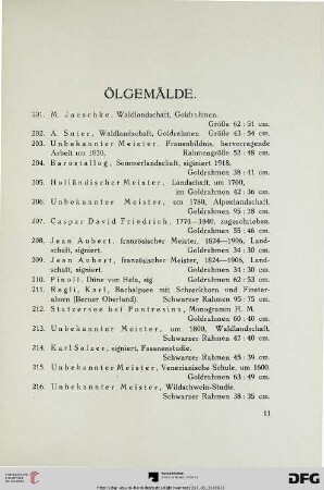 Ölgemälde (Nr. 201-350)
