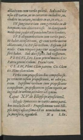 Caput XV. de Ellipsi praepositionum.