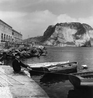 Ischia-Sant'Angelo. Blick zur vorgelagerten Insel