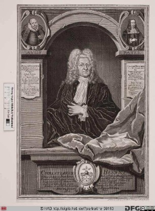 Bildnis Christian Heinrici (eig. Heinrich)