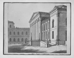 Hof-Theater von der Mittagsseite