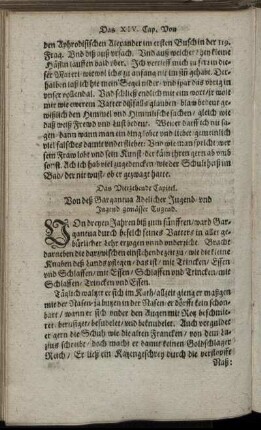 Das Vierzehende Capitel.