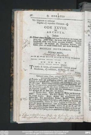 Ode XXVIII. De Archyta.