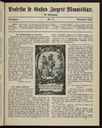 125-136, Nr. 11. November 1912.