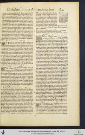 De fideiussoribus et mandatoribus.