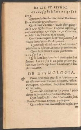 De Etymologia.