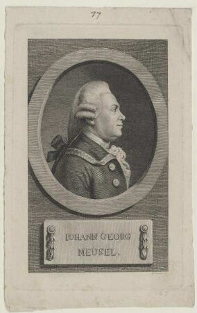 Bildnis des Johann Georg Meusel