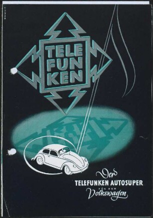 Werbeprospekt: Der Telefunken Autosuper für den Volkswagen