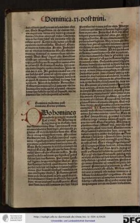 Dominica undecima post trinitatis.