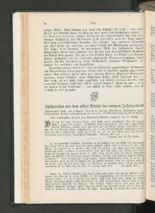 Itzehoensien aus dem ersten Viertel des vorigen Jahrhunderts