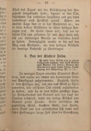 6. Bau des Klosters Fulda.
