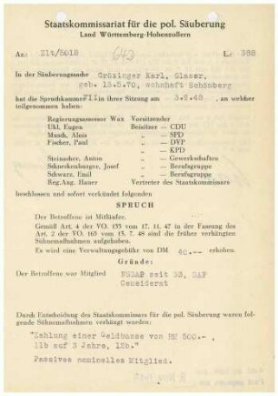Grözinger, Karl