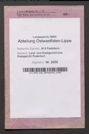 Erblasser: Ahrens, August: