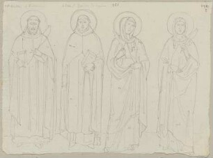 An der Wölbung bei der Haupteingangstüre der oberen Kirche von San Francesco in Assisi, für Cimabue gehalten