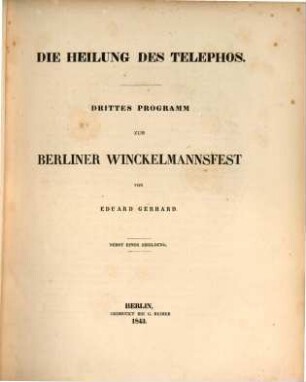Die Heilung des Telephos