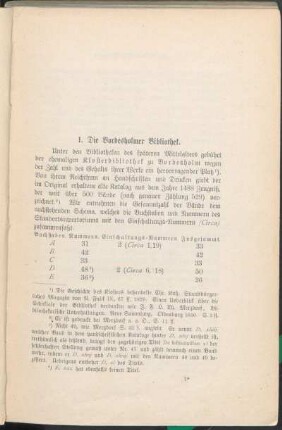 1. Die Bordesholmer Bibliothek.