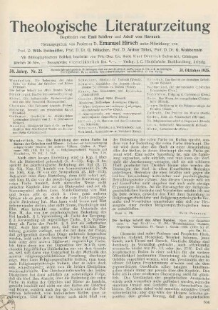 506-507 [Rezension] Die heilige Schrift des Alten Bundes. Nach dem Grundtext übers. v. Paul Rießler. II. Bd.: Weisheitsbücher, Psalmen, Propheten