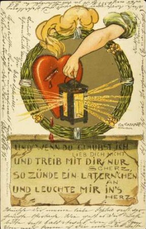 Und wenn du glaubst ich lieb dich nicht […]