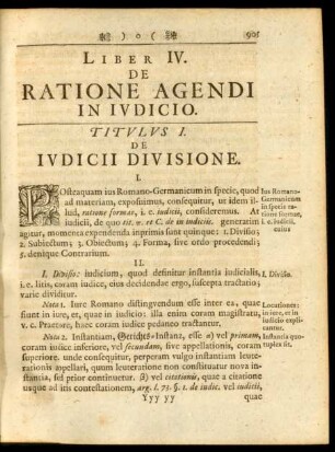 Liber IV. De Ratione Agendi In Iudicio