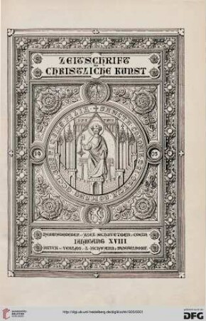 18: Zeitschrift für christliche Kunst