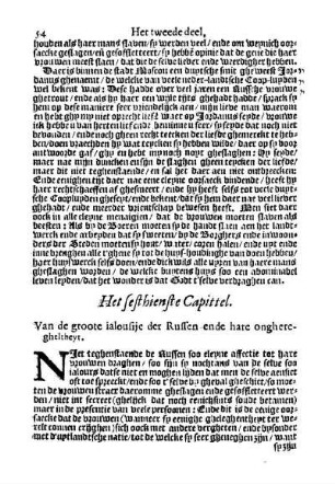 Het sesthienste Capittel. Van de groote ialousije der Russen ende hare ongheregheltheyt