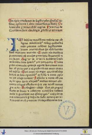 Tractatus de supersticiosis quibusdam casibus