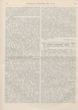 266-271 [Rezension] Lipsius, Rich. Adelb., Lehrbuch der evangelisch-protestantischen Dogmatik