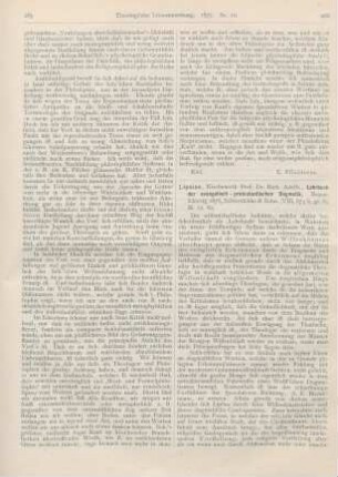 266-271 [Rezension] Lipsius, Rich. Adelb., Lehrbuch der evangelisch-protestantischen Dogmatik
