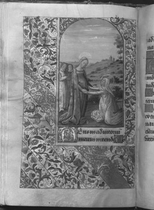 Heures de Devisme / Heures / Horae / Stundenbuch — Heimsuchung, Folio fol. 45 v