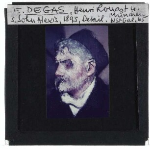 Degas, Henri Rouart und sein Sohn Alexis