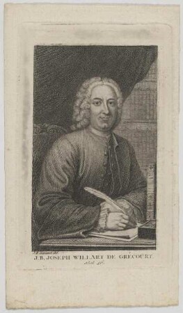 Bildnis des J. B. Joseph Willart de Grécourt