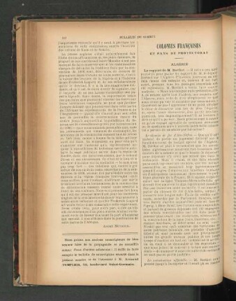 Colonies Francaises.