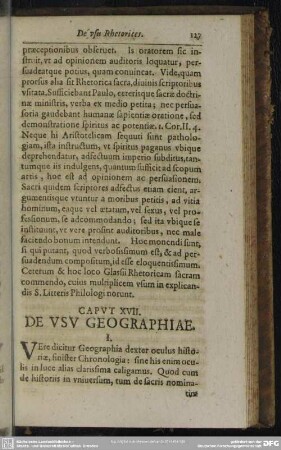 Caput XVII. De Usu Geographiae