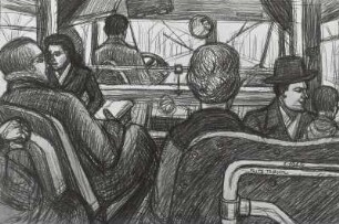 Fahrgäste im Bus