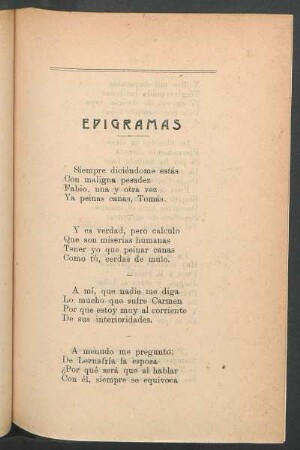 Epigramas