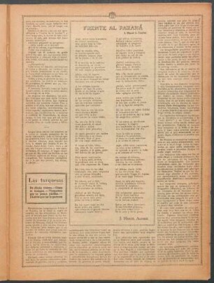 Frente al Paraná : A Miguel A. Camino