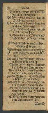 Für alle bekehrte und unbekehrte Sünder