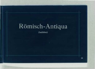 Römisch-Antiqua (halbfett)