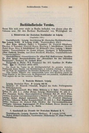 Buchhändlerische Vereine
