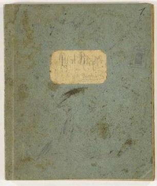 Skizzenbuch von Albert Richter mit Reitern, einigen Figuren, zahlreichen Tieren wie Rotwild und Dackel