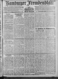 Hamburger Fremdenblatt, Abendausgabe