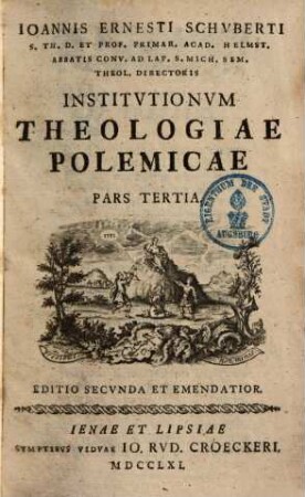 Institutionum theologiae polemicae pars ..., 3