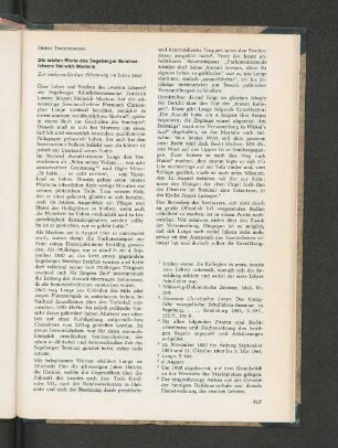 Die letzten Worte des Segeberger Seminar-lehrers Heinrich Martens