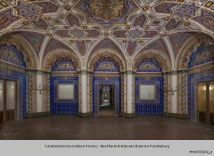 Castello di Sammezzano, Villa di Sammezzano, Bibliothek, Biblioteca, Byzantinischer Saal, Sala Bizantina, Reggello