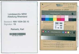 Entnazifizierung Karl Reinartz , geb. 26.03.1883 (Betriebsleiter)
