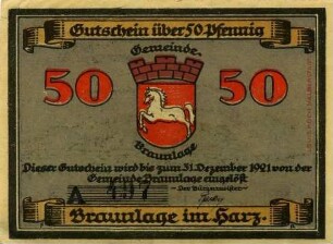 Notgeld-50 Pfennig