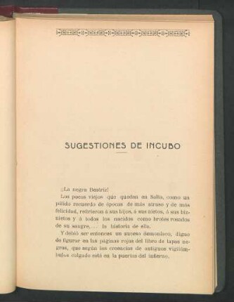 Sugestiones de Incubo